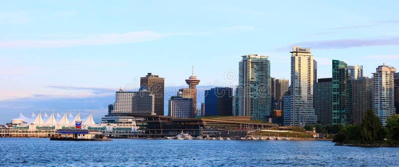 Vancouver Downtown Waterfront Cityscape Canada